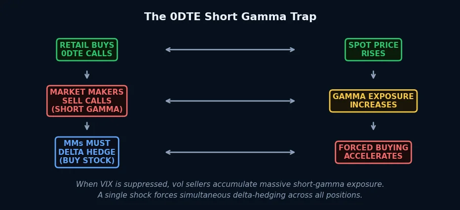 The 0DTE Short Gamma Trap